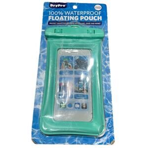 Dry Pro 100% Waterproof Floating Phone Pouch - Aqua smartphones NWT